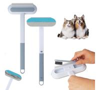 Paquete de 2 Piezas Juego de cepillos para pelusas 3 en 1, Quitapelos para Perros y Gatos, Multifuncional y Reutilizable Cepillo de Limpieza, para Sofás, Alfombras, Árboles