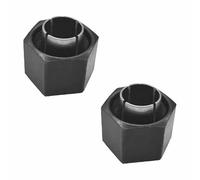 Paquete de 2 pinzas de enrutador de 12,7 mm, compatible con fresadoras Dewalt: 2610906283, 2610906284, 2610906287, 326286-03, 326286-04