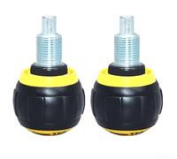 Paquete de 2 pomos de ajuste de ejercicio para bicicleta con resorte integrado, aleación de plástico y aluminio, pieza de repuesto para bicicletas estacionarias, Stre(para M16-18-8 mm)