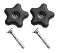 Paquete de 2 pomos de mango y tornillo para cortacésped Toro, sustituye a 106-4161 92-2260, compatible con los modelos 38581 38582 38583 38584 38587 38535
