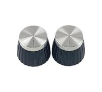 Paquete de 2 pomos de potenciómetro de guitarra, superficies de agarre antideslizantes, ajustadores de volumen ergonómicos, adecuados para músicos profesionales, volúmenes de guitarra, potenciómetro