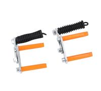 Paquete de 2 Portadores de Paneles, Herramienta de Transporte de Paneles de Yeso para Azulejos de Vidrio, Carga de 115 Kg, Espesor de Sujeción de hasta 53 Mm 2,08 Pulgadas, Acero