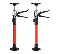 Paquete de 2 postes ajustables para armario e instalación con capacidad de carga de 180 libras, altura de rotación de ángulos de 12 a 24 pulgadas. Varilla