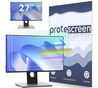 [Paquete de 2] Protector de pantalla antiluz azul de 27 pulgadas compatible con Lenovo HP, Dell, Acer, Asus, Samsung, etc. Monitor 16:9 Aspect, filtro antirreflejos extraíble, protector UV, protector
