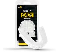 Paquete de 2 protectores bucales clásicos Nxtrnd para todos los deportes (blanco)