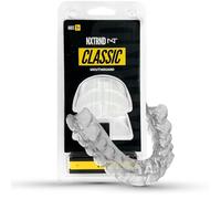Paquete de 2 protectores bucales deportivos clásicos Nxtrnd para boxeo, jóvenes y niños, protector bucal profesional fino para deportes