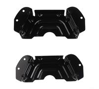 Paquete de 2 protectores de correa de polea de husillo 783-06424A-0637 escudo de metal para tractores de cubierta 42 46 para troy, para artesanos, piezas de cortacésped, color negro, 9 pulgadas