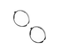 Paquete de 2 protectores de lente de cámara de policarbonato de alto impacto, película protectora a prueba de arañazos, optimizada para sistemas de video 360º, accesorio de cámara de acción