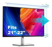 Paquete de 2 protectores de pantalla antiluz azul y antiarañazos para monitor de computadora de escritorio de 20, 20.2, 21.5, 21.6, 22 pulgadas, panel de filtro de bloque colgante para protección