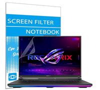 Paquete de 2 protectores de pantalla antirreflejos para ASUS ROG/TUF 2023 2022 de 16 pulgadas, Zephyrus M16/Zephyrus Duo 16/Zephyrus G16/Flow X16/Strix G16, TUF A16 de 16 pulgadas, filtro mate de