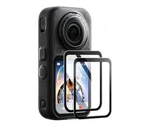 Paquete de 2 protectores de pantalla de vidrio templado para Insta 360 X6 Ultra HD, protector de pantalla transparente, antiarañazos, antihuellas, cobertura completa, para Insta 360 x 6, kit de