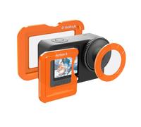 Paquete de 2 protectores de pantalla para DJI Osmo Action 6, película de vidrio templado con kit de alineación automática, películas protectoras de lente de cámara transparente HD 9H, antihuellas