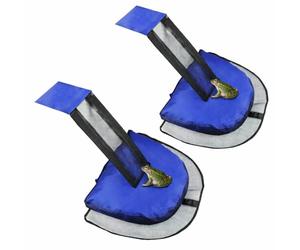 Paquete de 2 rampas de escape para salvar animales para piscinas y spas, rana y animales para la piscina, rampa flotante con inflador