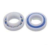 Paquete de 2 rodamientos de rueda de repuesto para limpiador de piscina R0527000 R0525100 compatible con Zodiac MX8 MX6 MX8EL MX6EL piezas de motor de robot de vacío automático ABS blanco