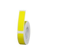 Paquete de 2 rollos de etiquetas adhesivas térmicas P12, cinta de 12mm x 40mm, Compatible con etiquetadora D30 Q30 P11 P50 L12 Q2(Yellow 12x40mm)