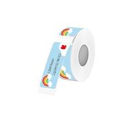 Paquete de 2 rollos de etiquetas adhesivas térmicas P12, cinta de 12mm x 40mm, Compatible con etiquetadora D30 Q30 P11 P50 L12 Q2(12x40-160-N)