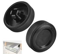 Paquete de 2 ruedas de repuesto mejoradas para aspiradora inalámbrica Ryobi de 18 V One+ Hp y 18 V One+ PCL720K, PBLSV716K, ruedas de repuesto para aspiradora inalámbricas