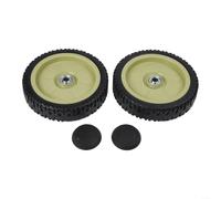 Paquete de 2 ruedas motrices para modelos de cortacésped para HRJ216 HRJ215 HRJ196 delanteras y traseras con cubiertas de buje para un mejor rendimiento (delantero)