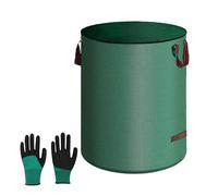 Paquete de 2 sacos de basura gruesos para patio con plan ergonómico y gran capacidad de sujeción para un transporte simple, bolsa de gran capacidad