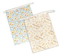 Paquete de 2 sacos grandes de algodón de 13 x 17 pulgadas para alimentos de apicultura, almacenamiento flexible para pan, verduras, reciclables, paquete de 2 unidades