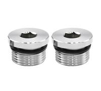 Paquete De 2 Salidas Puerto Hechizo G1/2 Inmunes A La Oxidación Conclusiones Cerradas Gruesa Para Equipos Y Accesorios Tuberías Cabezales Tubería Resistentes A La Temperatura