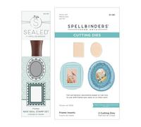 Paquete de 2 sellos de cera y troqueles de The Holiday Magic Collection