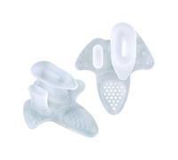 Paquete de 2 separadores de dedos con cojín reforzado en el antepié y ventilación para posturas y separador de dedos SEBS