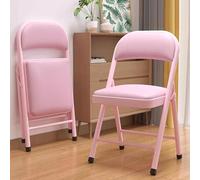 Paquete de 2 sillas plegables portátiles, no necesita montaje, ideal para uso en interiores y exteriores, perfectas para camping, fiestas, hogar, eventos de oficina, ligeras y de diseño