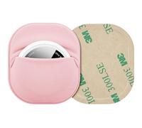 Paquete de 2 soportes adhesivos para Airtag y Moto Tag, para Apple AirTags de 1ª y 2ª generación, funda de tela con adhesivo 3M para pegar en cartera, control remoto de TV, coche, bolsas de equipaje