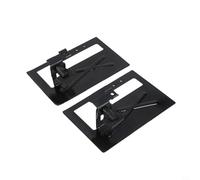 Paquete de 2 soportes ajustables para amoladora angular con soporte de corte y protector grueso, base de acero portátil para amoladoras de 4 a 12 pulgadas, soporte estable para tareas de carpintería y