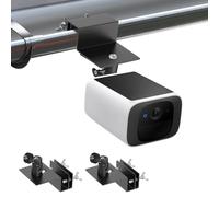 Paquete de 2 soportes de canalón compatibles con eufy Security SoloCam S220/C210, eufyCam 2C/2C Pro, 3/S330, 2/2 Pro, 3C/S300, soporte de montaje ajustable de 360° resistente a la intemperie para