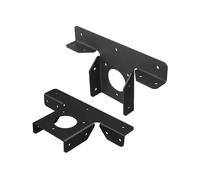 Paquete de 2 soportes de esquina para pérgola de alta resistencia, extensión de 3 vías en T para kit de cenador con soporte de poste de 4 x