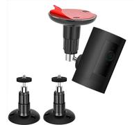 Paquete de 2 soportes de pared de seguridad ajustables para cámara de anillo y batería de leva, soporte de montaje en interiores y exteriores para Arlo HD/2/3/4, kit de montaje en techo para cámara de