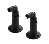 Paquete de 2 soportes de pared para cámara de seguridad, aleación de aluminio de rotación de 360 grados, compatible con Arlo para anillo parpadeante para eufy para Wyze para interior y exterior