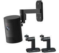 Paquete de 2 soportes de pared para cámara de seguridad, compatible con batería Ring Stick Up Cam/Plug-in/Camera Pro Battery/Ring Indoor Cam (1ª generación), montaje ajustable de 360 grados sin
