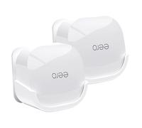 Paquete de 2 soportes de pared para sistema Wi-Fi de malla eero 6 Plus 6+ y eero 6, soporte de montaje en pared para malla de tres bandas eero 6 Plus y eero 6, soporte de pared para organizador de