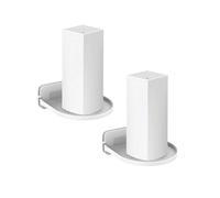 Paquete de 2 soportes de pared para sistema WiFi de malla para el hogar, soporte de montaje en pared para Tenda Nova Linksys Velop TP-Link D-Link para Google Nest WiFi Route (blanco)