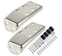 Paquete de 2 soportes de rodillo superior 13-04387 compatibles con capó o puerta Peterbilt 379, se adapta al lado del conductor y del pasajero, incluye rodillos y accesorios completos, repuesto 13