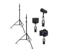 Paquete de 2 soportes de trípode VR para estación base HTC Vive, soporte de sensor de fisura, aleación de aluminio, soporte de estación base de realidad virtual, accesorios de soporte de estación base