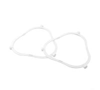 Paquete de 2 soportes giratorios para microondas, minimización efectiva de ruido y fijación rápida