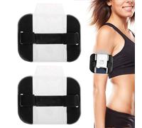 Paquete De 2 Soportes Para Pulsera, Soporte Para Tarjeta De Identificación De Pulsera De Seguridad, Soporte Para Brazo De Identificación (Negro)