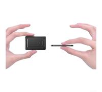 Paquete de 2 soportes portátiles plegables para computadora portátil para MacBook Air Pro para Dell para HP Soporte ajustable para portátil (negro)