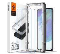 Spigen AlignMaster Protector Pantalla para Samsung Galaxy S21 FE, Compatible con Funda, Dureza 9H - 2 Unidades