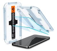 Spigen Glas.TR EZ Fit Protector Pantalla para Samsung Galaxy S23, 2 Unidades, Instalación Fácil, Alta Definición, Dureza 9H, Compatible con Funda