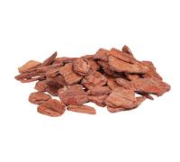 Paquete de 2 Sustrato Natural para Reptiles, 1lb, 8x4x1cm | Piezas Uniformes y Aireadas, Superficie Pulida sin Astillas, para Terrario y Hábitat de Dragón Barbudo