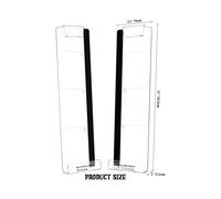 Paquete de 2 Tableros de Notas para Monitor de Computadora, Tablero de Mensajes Multifunción, Panel Lateral Transparente para Oficina y Escritorio de