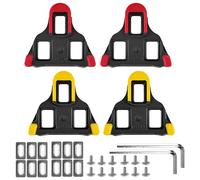 Paquete de 2 tacos de bicicleta compatibles con pedales Shimano SPD SM-SH10 SH11 SH12, para interior y exterior, peloton Spin Cycling Pedales de zapatos, clips de bicicleta de carretera para zapatos