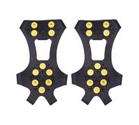 Paquete de 2 tacos de tracción de nieve, elásticos, tracción de nieve, peso ligero, para amantes del aire libre, crampones ligeros