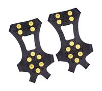 Paquete de 2 tacos de tracción de nieve, elásticos, tracción de nieve, peso ligero, para amantes del aire libre, crampones ligeros