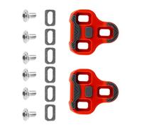 Paquete de 2 tacos para zapatos de ciclismo, pedales de alta compatibilidad, placas de tacos de bicicleta para varios sistemas de pedales, equipo de ciclismo seguro